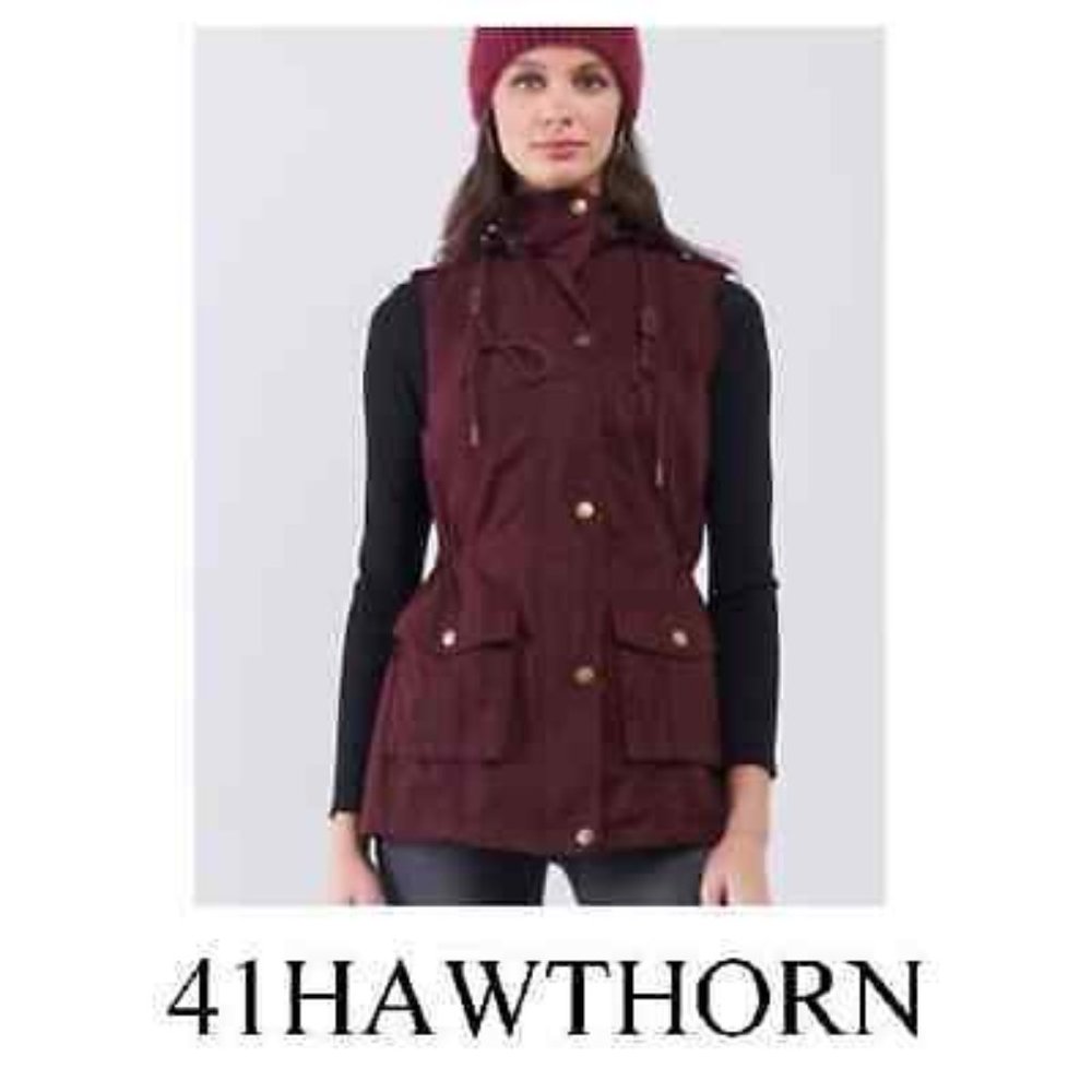 41 Hawthorn Jahana Utility Vest Cotton Size M Excellent Condition